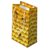 ハニカムおよびハニチカスタムービー製品パッケージ スモールペーパーバッグ (裏面アングル)