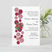 ハニカムおよびバラ結婚ズ 招待状 (スタンド正面)