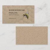 ハニカムおよびビークラフト紙 名刺 (正面/裏面)