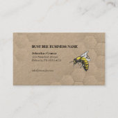 ハニカムおよびビークラフト紙 名刺 (正面)