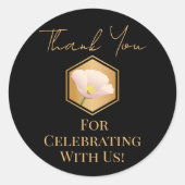 ハニカムおよびフローラ ラウンドシール (正面)