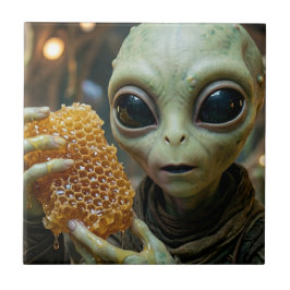 ハニカムを持つ地球外異星人 タイル