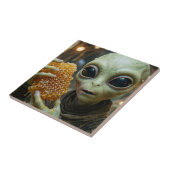 ハニカムを持つ地球外異星人 タイル (側面)