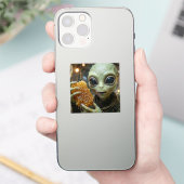 ハニカムを持つ地球外知的生命体 シール (スマートフォン)