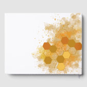 ハニカムアルコールインク ゲストブック (裏面)