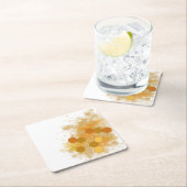 ハニカムアルコールインク スクエアペーパーコースター (インサイチュ)