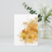 ハニカムアルコールインク ポストカード (スタンド正面)