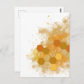 ハニカムアルコールインク ポストカード (正面/裏面)