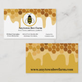 ハニカムアンドハニービーキーパー農家 名刺 (正面/裏面)