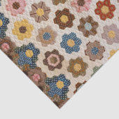 ハニカムキルトヴィンテージ1830コテージコアデコページ 薄葉紙 (詳細)