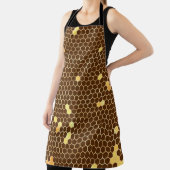 ハニカムゴールデンハニーパターン エプロン (インサイチュ)