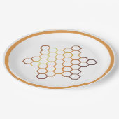 ハニカムスター紙プレート ペーパープレート (アングル)