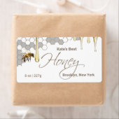 ハニカムドリップ&ビー付きハニーラベル ラベル (インサイチュ)