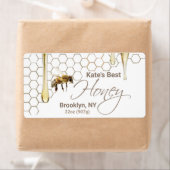 ハニカムドリップ&ビー付きハニーラベル ラベル (インサイチュ)