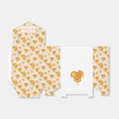 ハニカムハチビーかわいい赤ちゃんシャワー フェイバーボックス (折り畳みなし)