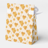 ハニカムハチビーかわいい赤ちゃんシャワー フェイバーボックス (裏面サイド)