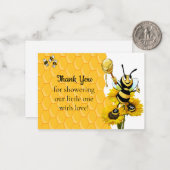 ハニカムハニービーサンキューカード ノートカード (正面/裏面インサイチュ)