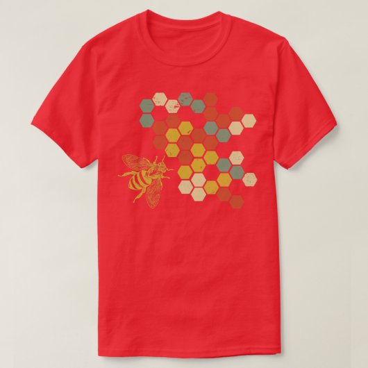ハニカムハニービーホビーキーパー Tシャツ (デザイン正面)