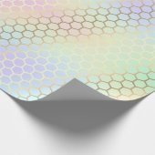 ハニカムパステルカラー ラッピングペーパー (角)