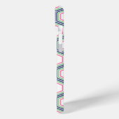 ハニカムパタカッコいいーンおよびピンクモノグラム Case-Mate iPhoneケース (裏面 / 左)