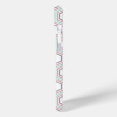 ハニカムパタカッコいいーン及びコーラルモノグラム Case-Mate iPhoneケース (裏面 / 左)