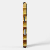 ハニカムパターンの黄色い六角形 Case-Mate iPhoneケース (裏面 / 右)