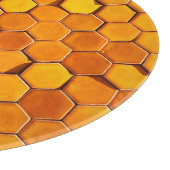 ハニカムパターンガラス切断板 カッティングボード (角)