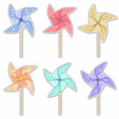 ハニカムパターンピンホイール14 x 14 シール (正面)