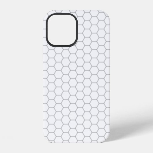 ハニカムパターン六角デザイン iPhoneケース (裏面)
