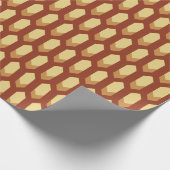 ハニカムパターン ラッピングペーパー (角)