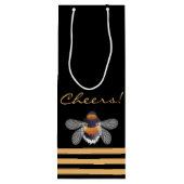 ハニカムパターン ワインギフトバッグ (裏面)