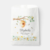 ハニカムビーカモミール赤ちゃんシャワー フェイバーバッグ (正面)