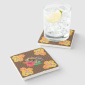 ハニカムビーガーデン ストーンコースター (横)