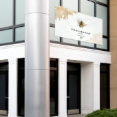 ハニカムビーファームビーキーパーアピアリストハニービーズブ 横断幕 (ビルの外側)