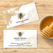 ハニカムビーファームビーキーパーアピアリストミツバチ 名刺