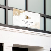 ハニカムビーファームビーキーパーアピアリストミツバチ 横断幕 (ビルの外側)