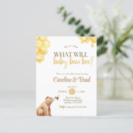 ハニカムビーベビーが負担するハニカムベイビーシャワー ポストカード