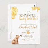 ハニカムビーベビーが負担するハニカムベイビーシャワー ポストカード (正面/裏面)