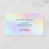 ハニカムビーロゴフェイクグリッター 名刺 (裏面)