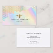 ハニカムビーロゴ名刺 名刺 (正面/裏面)