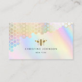ハニカムビーロゴ名刺 名刺 (正面)