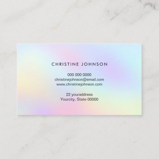 ハニカムビーロゴ 名刺 (裏面)