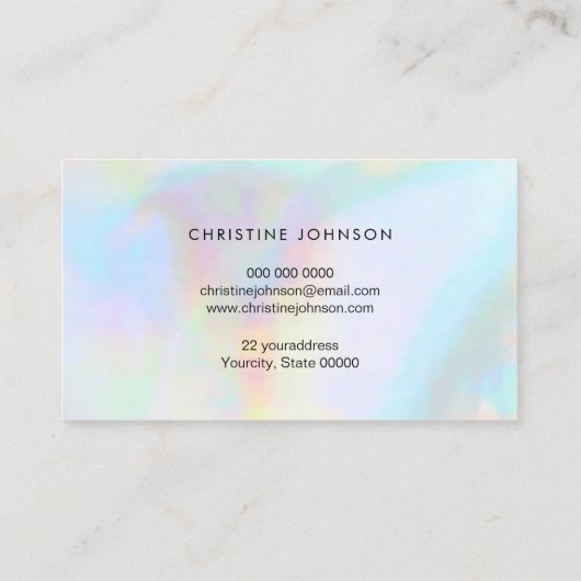 ハニカムビーロゴ 名刺 (裏面)