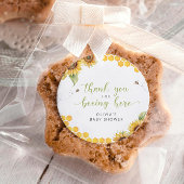 ハニカムビー夏の赤ちゃんシャワーありがとう ラウンドシール