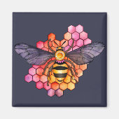 ハニカムビー マグネット (正面)