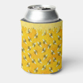 ハニカムビー(昆虫)マルハナバチクラウン |カスタム 缶クーラー (缶裏面)