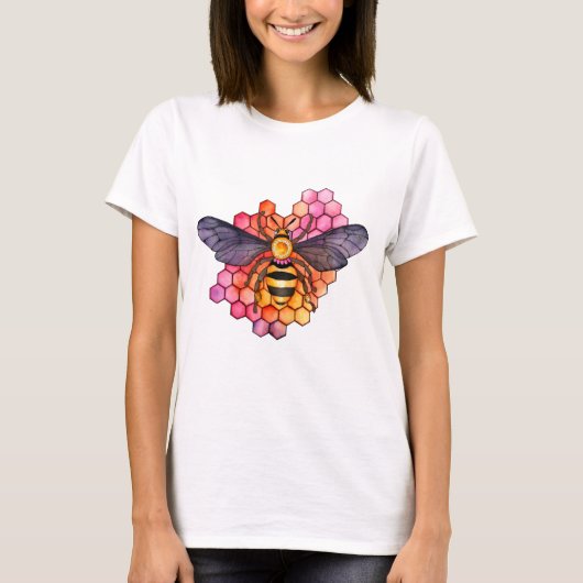ハニカムビー Tシャツ (正面)