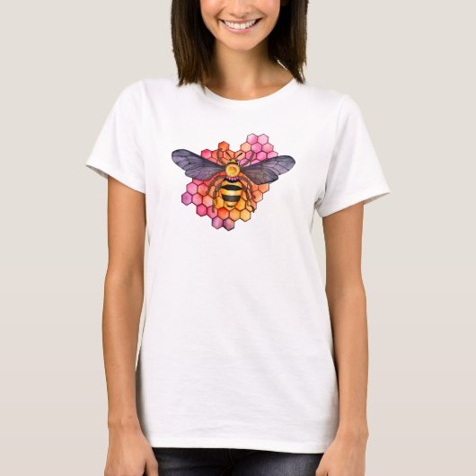 ハニカムビー Tシャツ (正面)