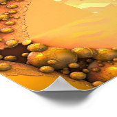 ハニカムフラクタルポスター ポスター (角)