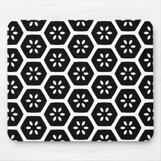 ハニカムフラワーv1 マウスパッド (正面)